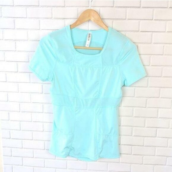Kyodan Mint Green Fitness activewear gym yoga shirt Top Women's Extra Small - Picture 1 of 5